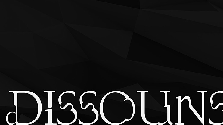Dissouns Font