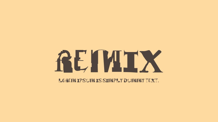 Remix Font