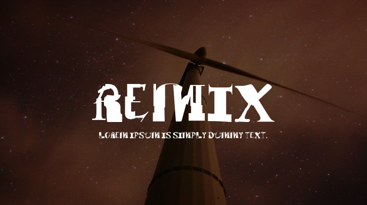 Remix Font