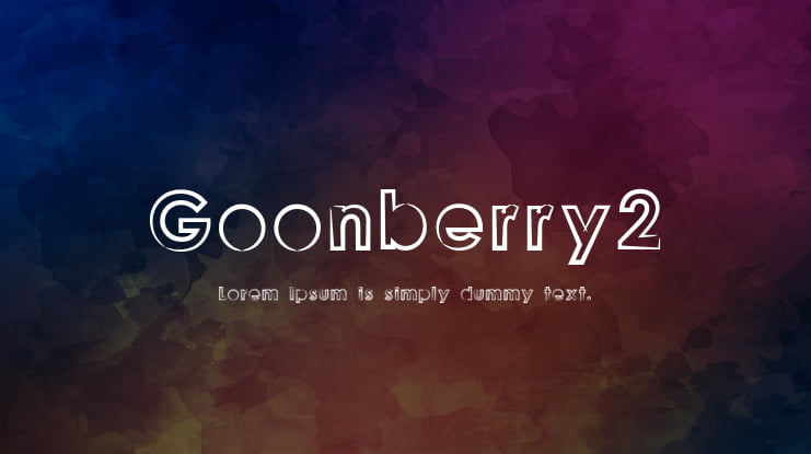 Goonberry2 Font