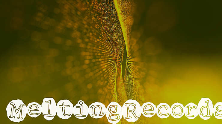 MeltingRecords Font