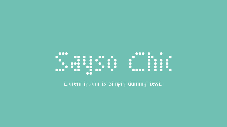 Sayso Chic Font