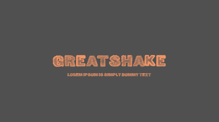GreatShake Font