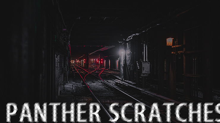 Panther Scratches Font