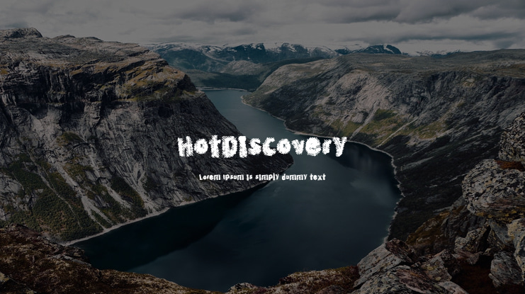 HotDiscovery Font
