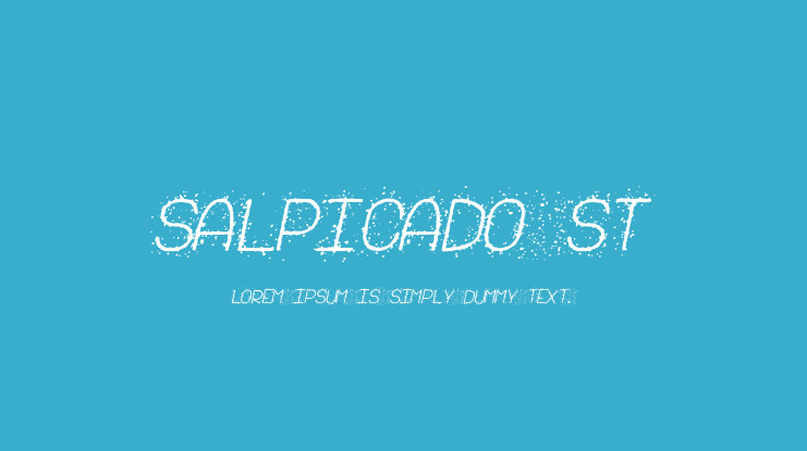 Salpicado St Font