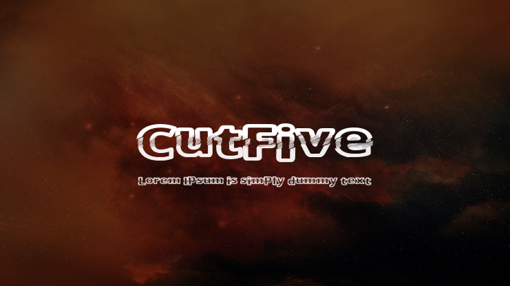 CutFive Font