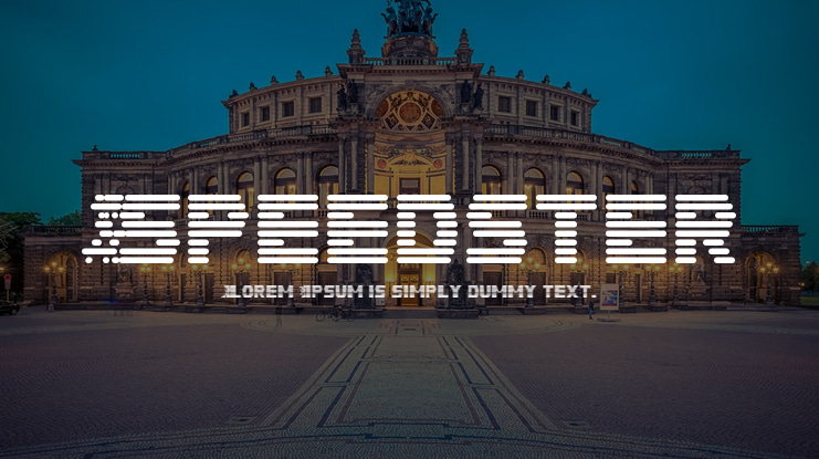 Speedster Font