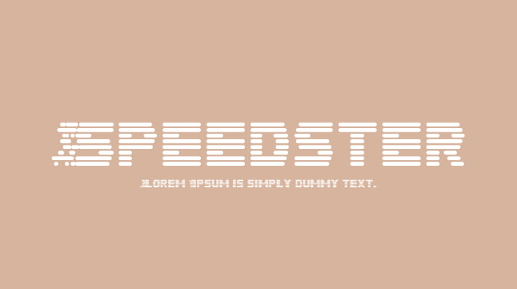 Speedster Font