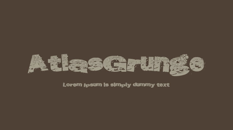 AtlasGrunge Font