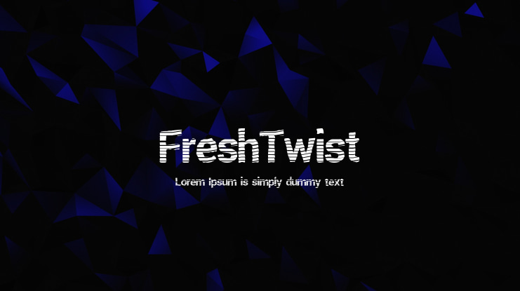 FreshTwist Font