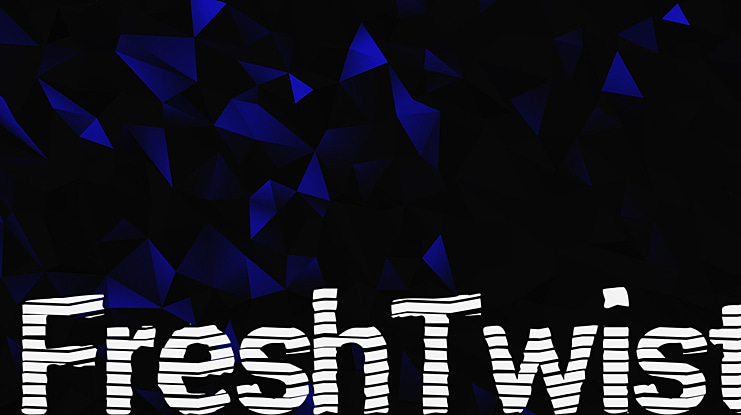 FreshTwist Font
