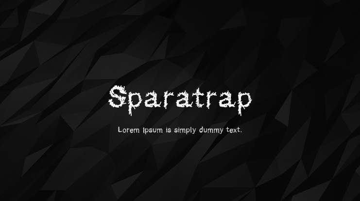 Sparatrap Font