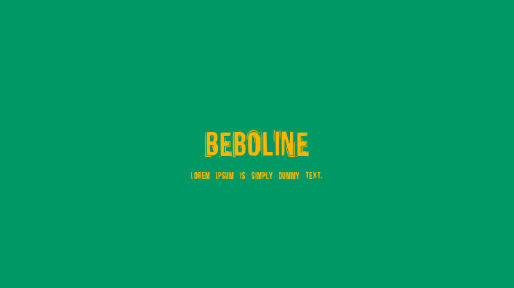 Beboline Font