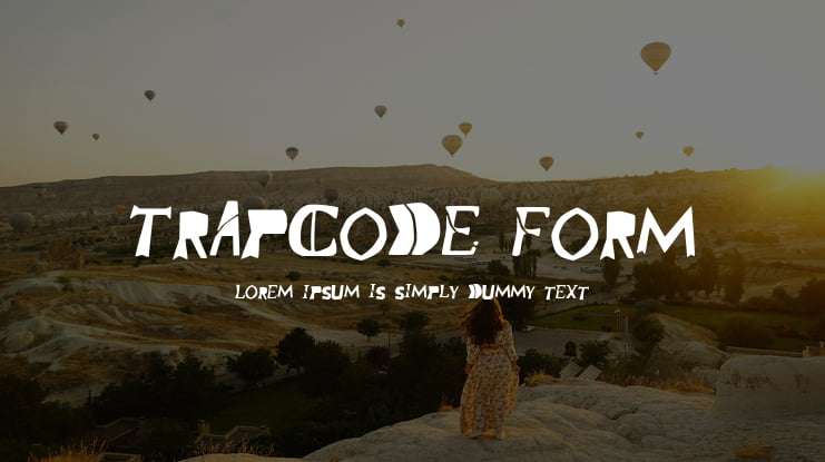 Trapcode_Form Font