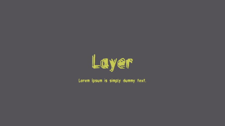 Layer Font