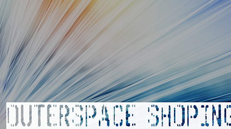 Outerspace Shoping Font