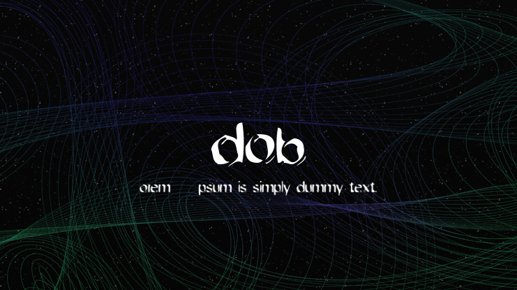dob Font
