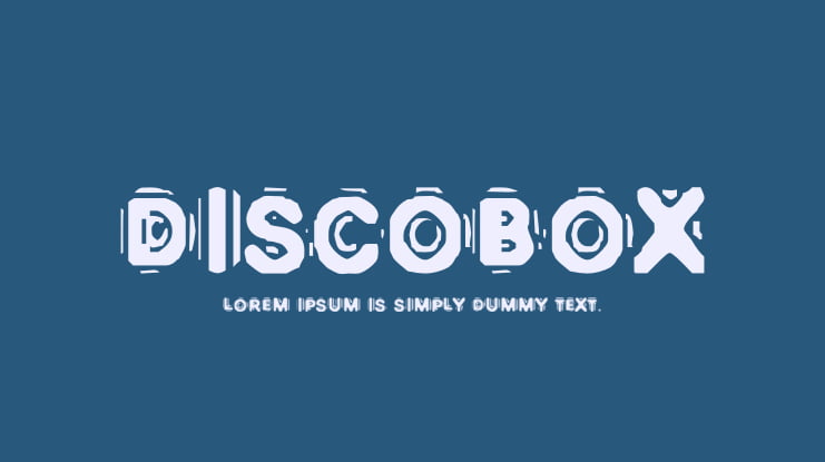 DISCOBOX Font