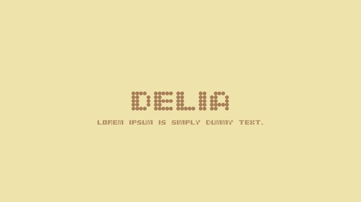 Delia Font Family