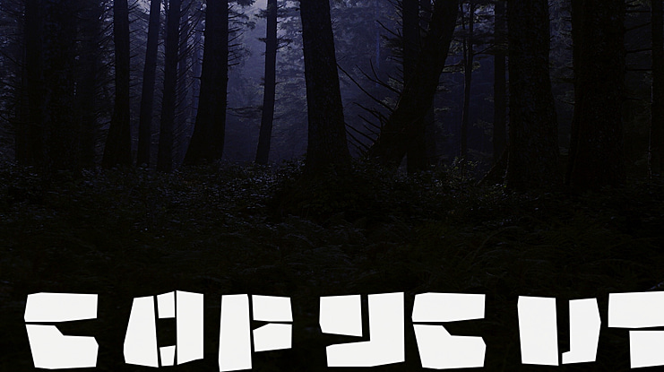 Copycut Font