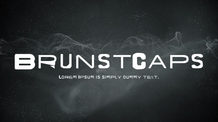 BrunstCaps Font
