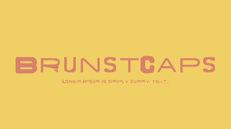 BrunstCaps Font