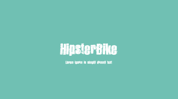 HipsterBike Font