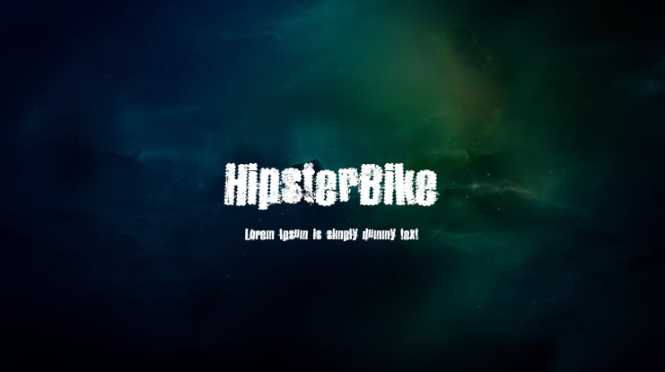 HipsterBike Font