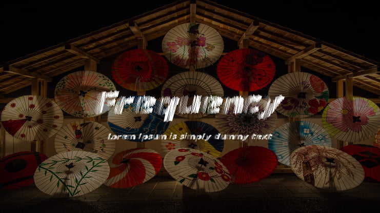Frequency Font