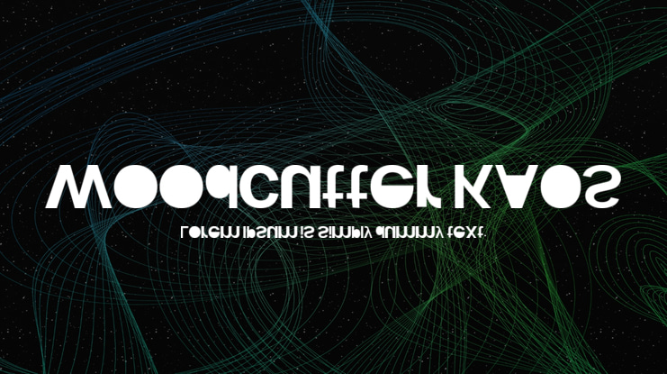 woodcutter KAOS Font