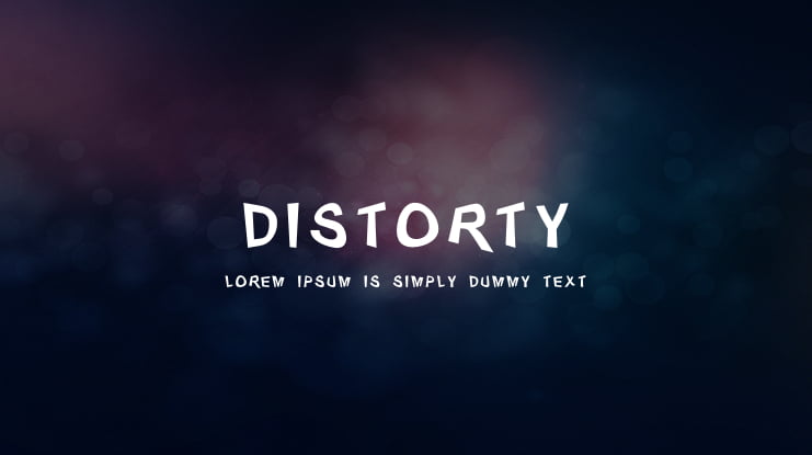 Distorty Font