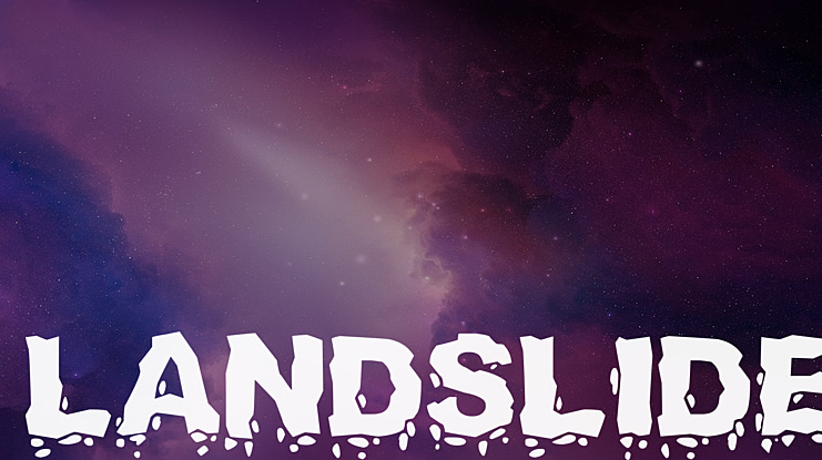 Landslide Font