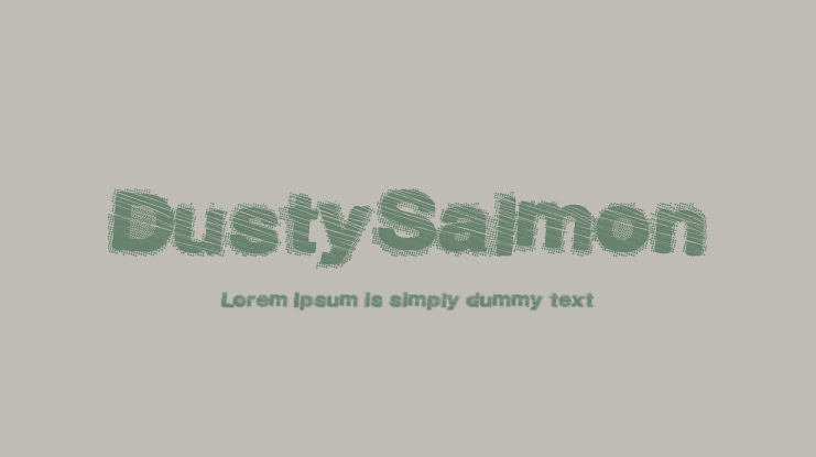 DustySalmon Font
