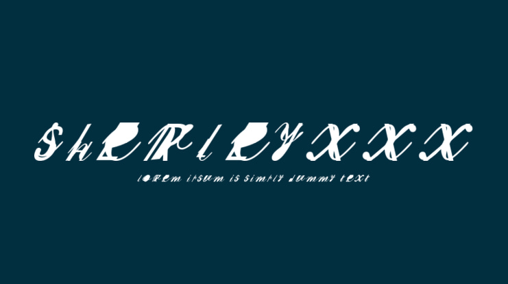 SherleyXXX Font