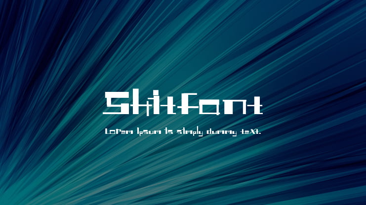 Shitfont Font