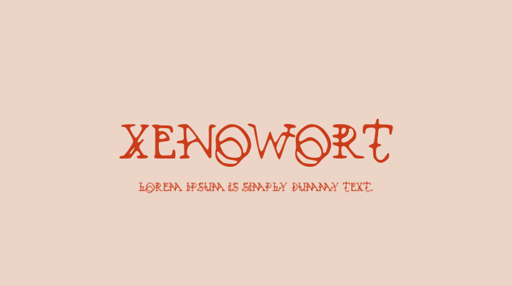 Xenowort Font