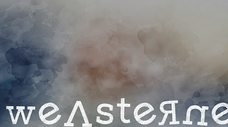 Weasterne Font