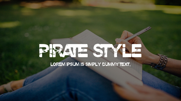 Pirate Style Font