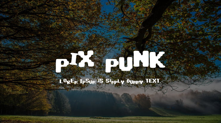 pix punk Font