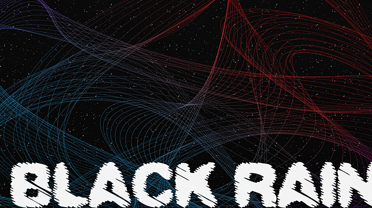BLACK RAIN Font