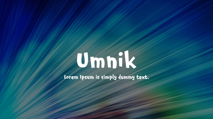 Umnik Font