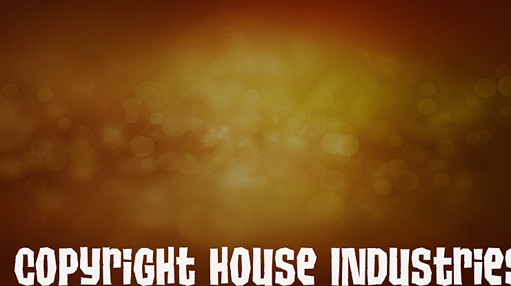 Copyright House Industries Font