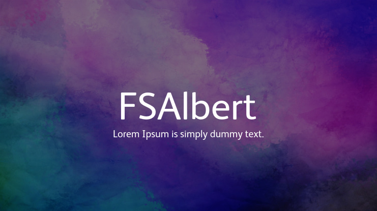 FSAlbert Font