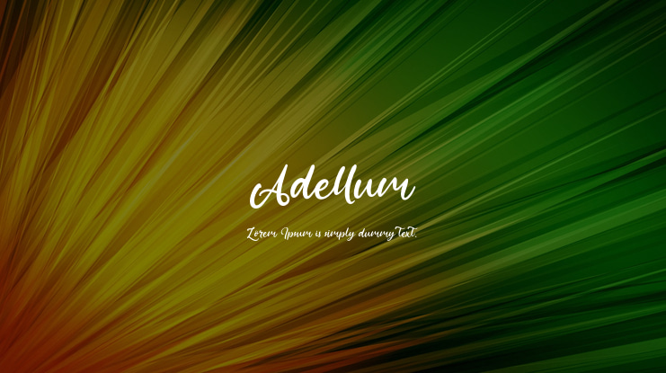 Adellum Font