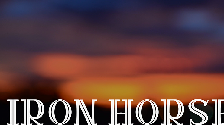 IRON HORSE Font