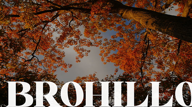 BROHILLO Font