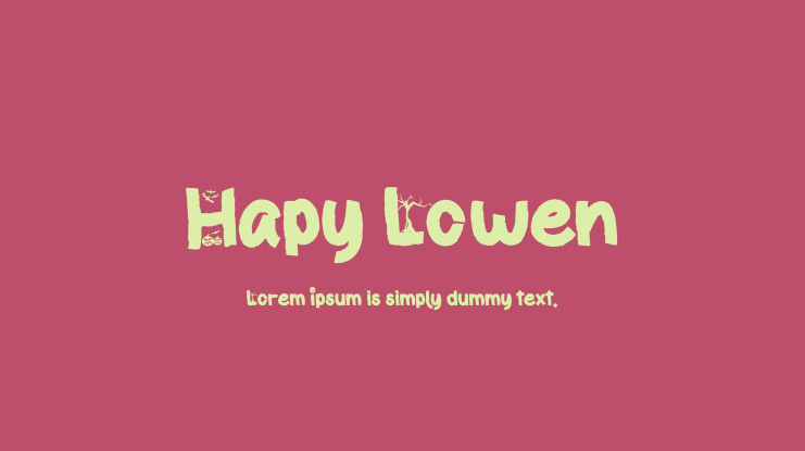 Hapy Lowen Font
