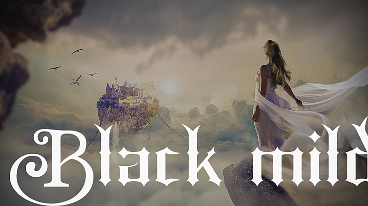 Black mild Font