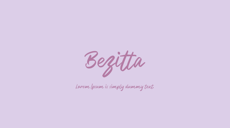 Bezitta Font